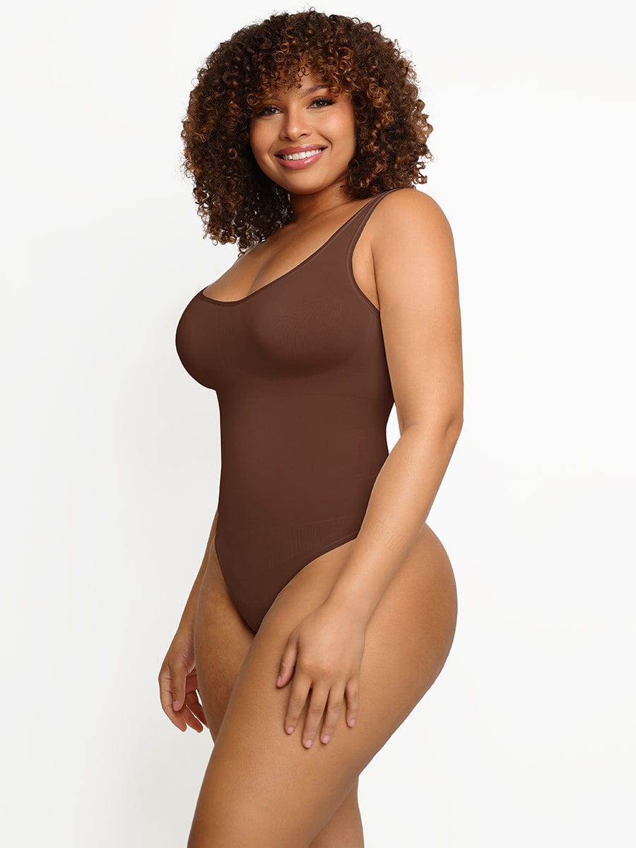 Lilou – Eco-friendly fabric – Tank-style shaping bodysuit-Apparel & Accessories > Clothing > Underwear & Shapewear > Shapewear > Eco-Friendly Shapewear-Cíelo Fióra Atelier