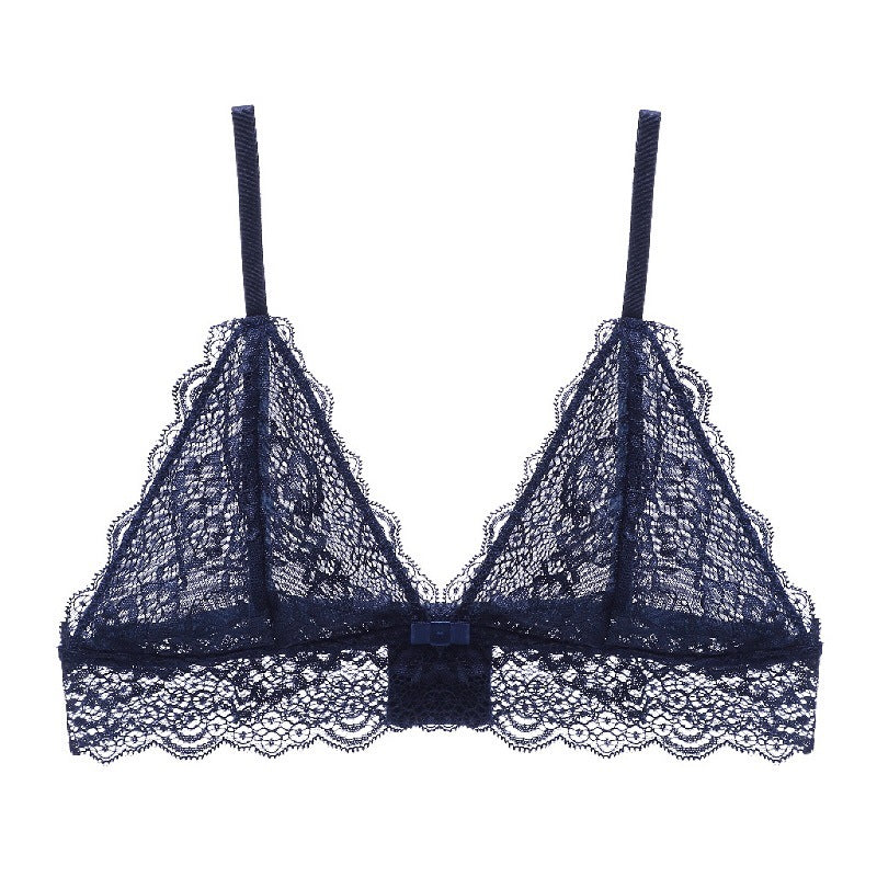 Linore – Lace triangle – Bralette-Apparel & Accessories > Clothing > Underwear & Socks > Bras > Lace Bralettes-Cíelo Fióra Atelier