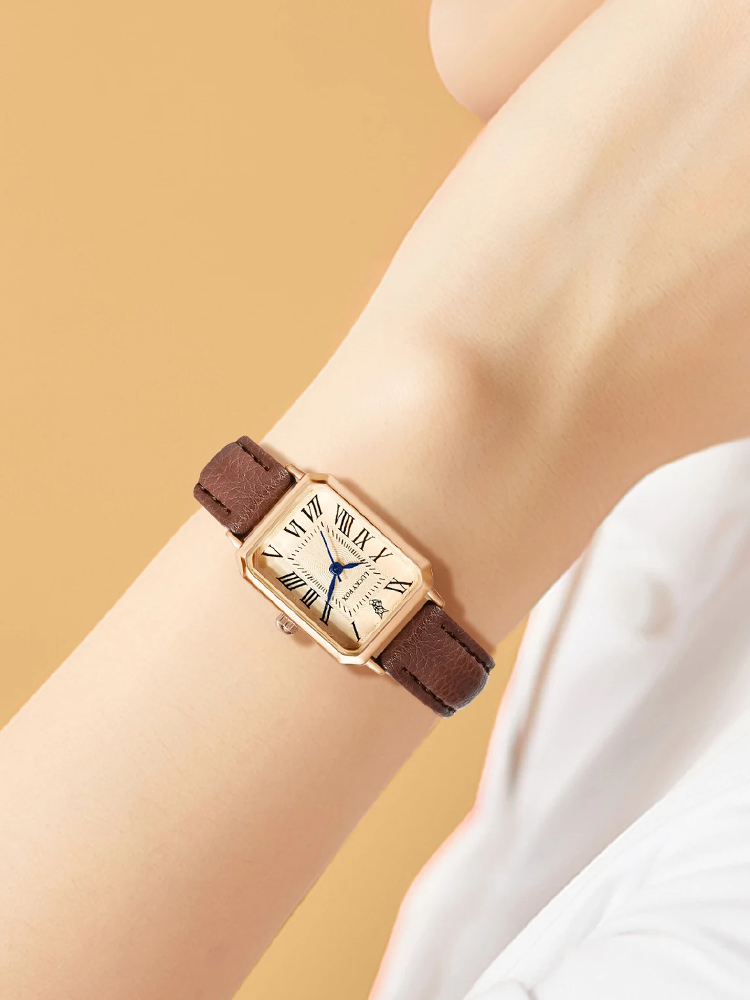 Liriel – Gold-toned details – Square watch-Apparel & Accessories > Jewelry > Watches > Women’s Watches-Cíelo Fióra Atelier