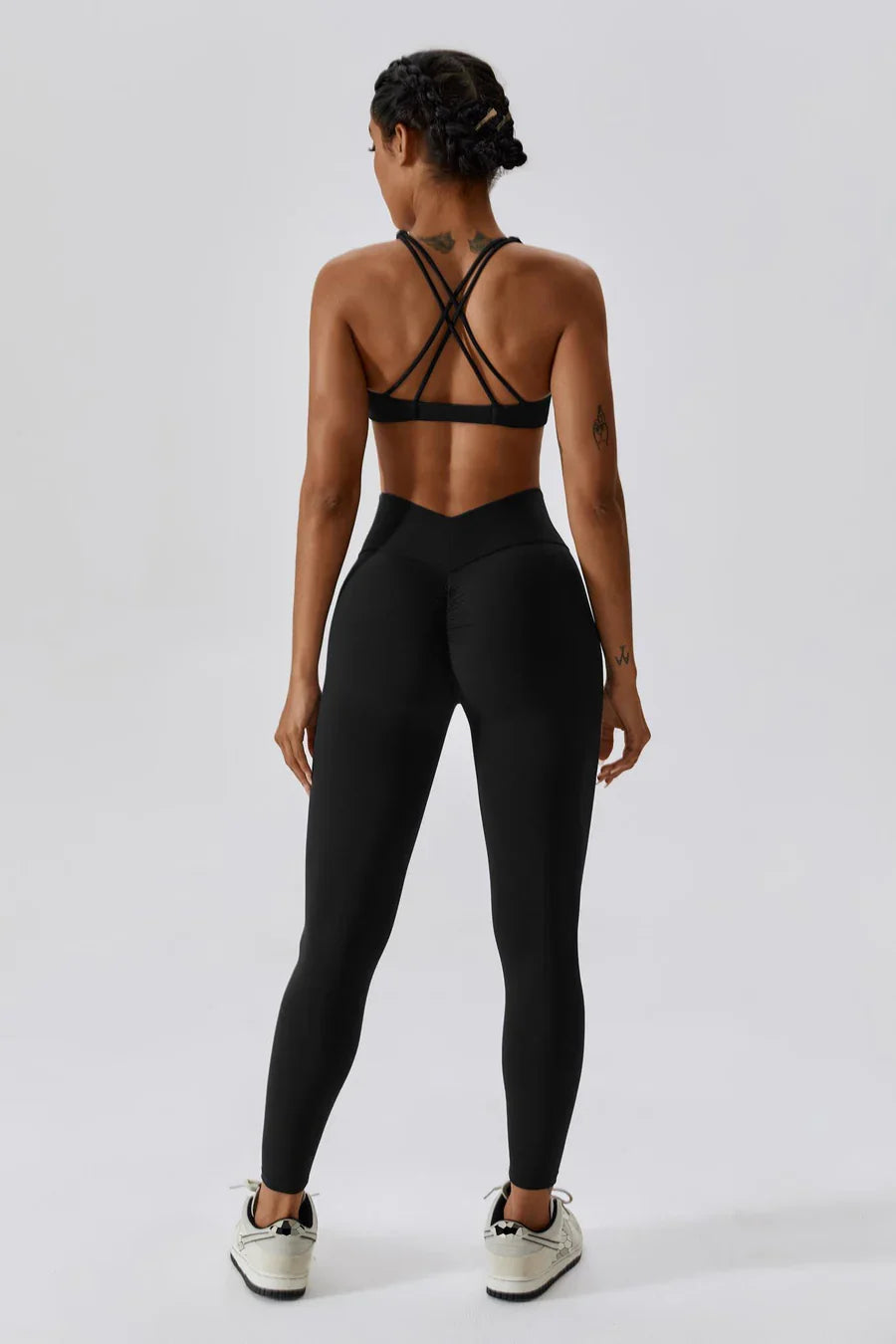 Lorelei – Crossback straps – Sculpting sports bra-Apparel & Accessories > Clothing > Underwear & Socks > Bras > Sports Bras-Cíelo Fióra Atelier