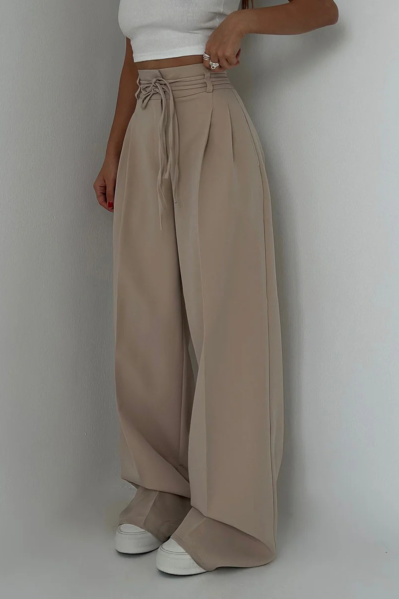 Luciana – High-waisted fit – Wide-leg trousers