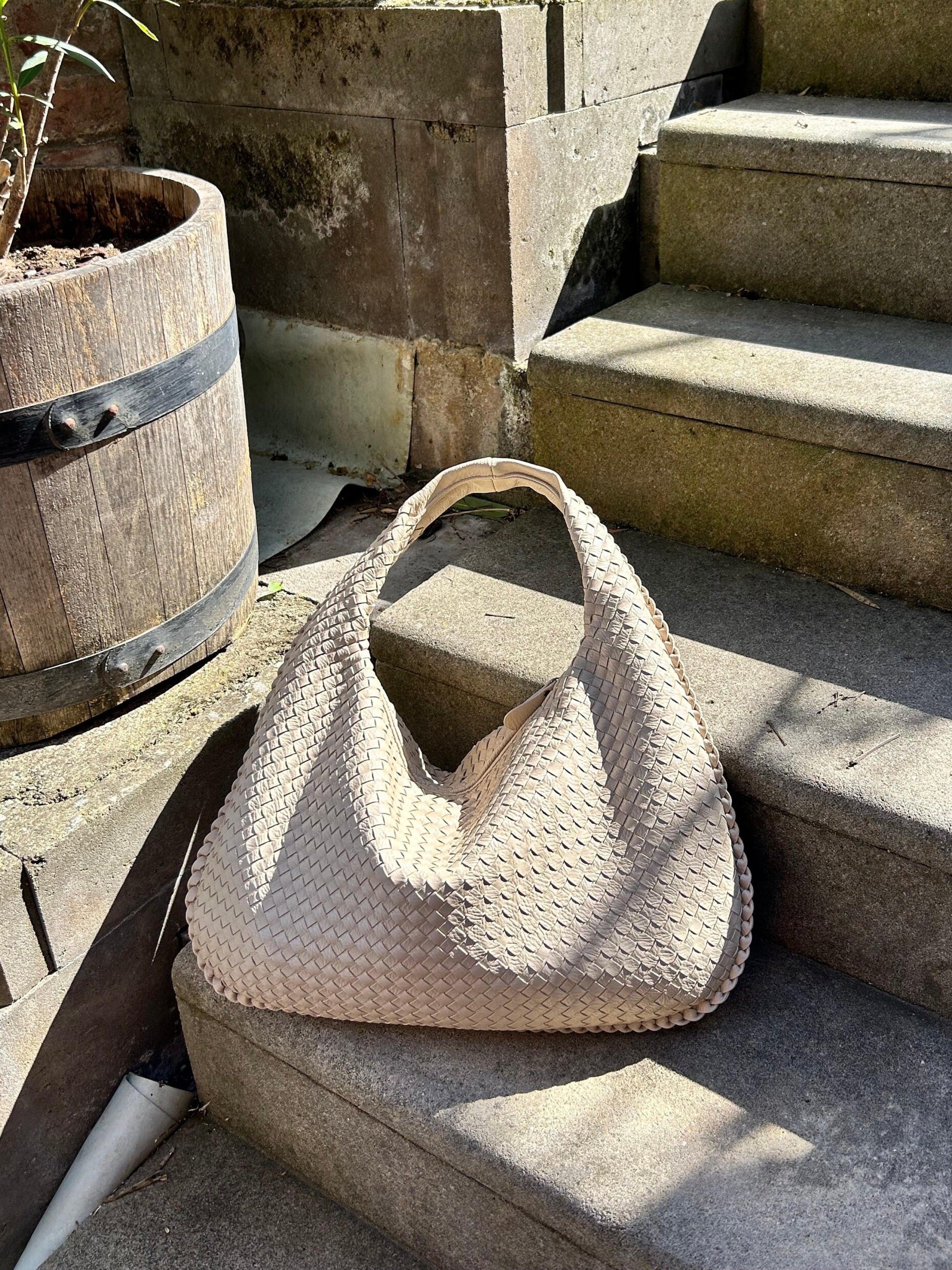 Lunetta – Versatile woven design – Bag-Apparel & Accessories > Handbags, Wallets & Cases > Handbags > Shoulder Bags-Cíelo Fióra Atelier