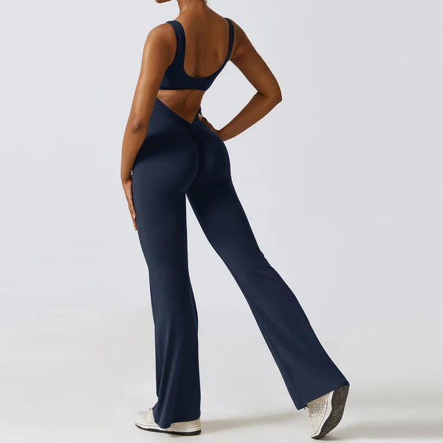 Maren – Body-contouring design – One-piece outfit-Apparel & Accessories > Clothing > Jumpsuits & Rompers > Active Jumpsuits-Cíelo Fióra Atelier