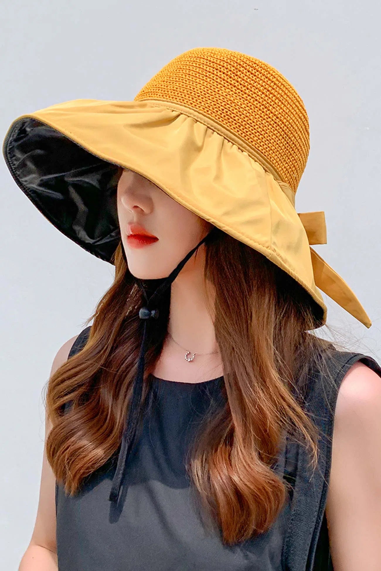 Martina – Breezy foldable – Sun hat-Apparel & Accessories > Clothing Accessories > Hats > Sun Hats-Cíelo Fióra Atelier