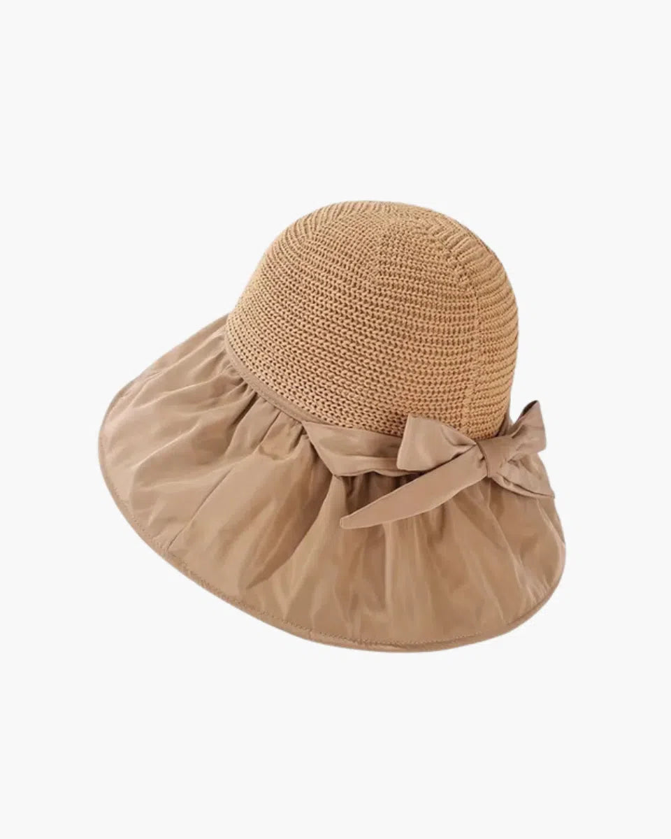 Martina – Breezy foldable – Sun hat-Apparel & Accessories > Clothing Accessories > Hats > Sun Hats-Cíelo Fióra Atelier