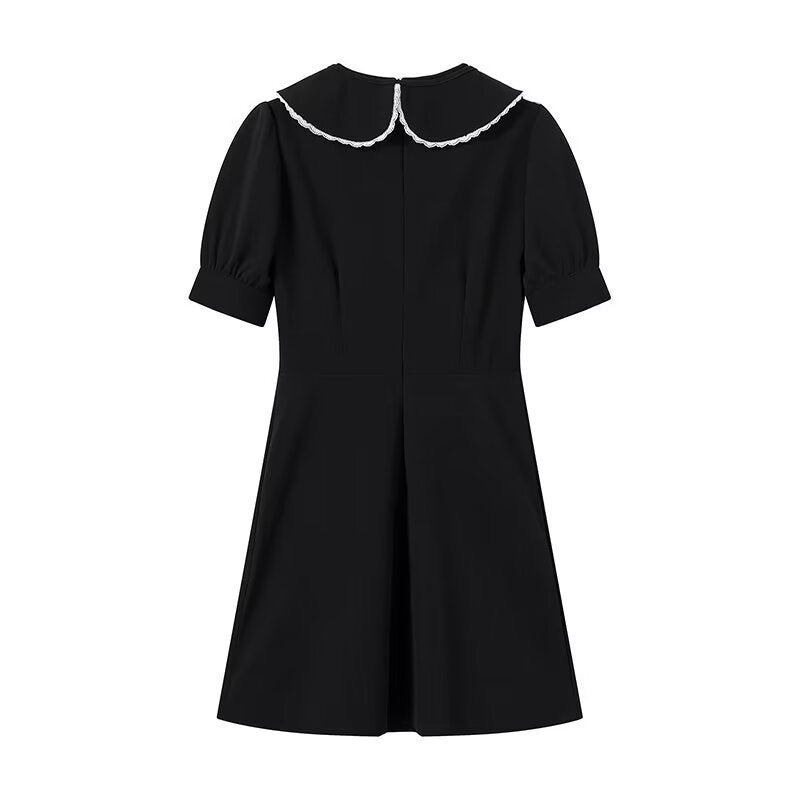 Meliora – Classic collar – Tailored dress-Apparel & Accessories > Clothing > Dresses > Work Dresses-Cíelo Fióra Atelier