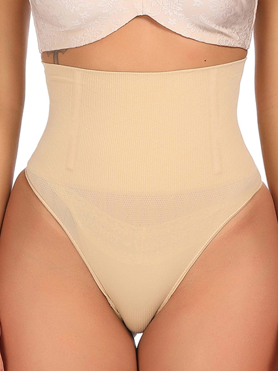 Michela – Anti-roll boning – Shapewear thong-Apparel & Accessories > Clothing > Underwear & Socks > Shapewear > Shaping Thong-Cíelo Fióra Atelier