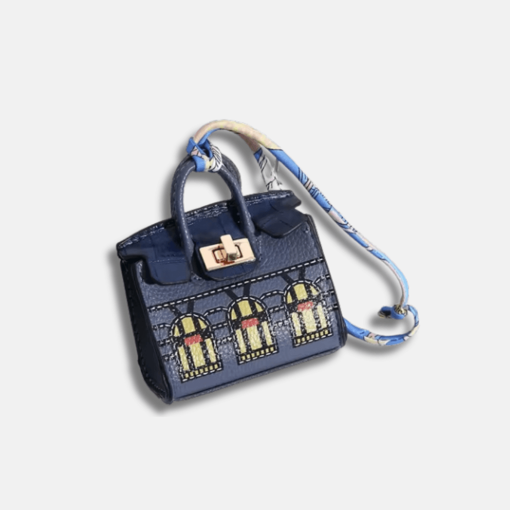 Mini – Sleek minimalist design – Bag charm-Apparel & Accessories > Handbags, Wallets & Cases > Handbag Accessories > Charms-Cíelo Fióra Atelier