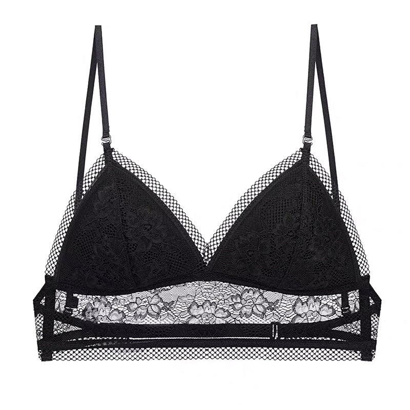 Mirea – Sheer strap – Bralette-Apparel & Accessories > Clothing > Underwear & Socks > Bras > Bralettes-Cíelo Fióra Atelier