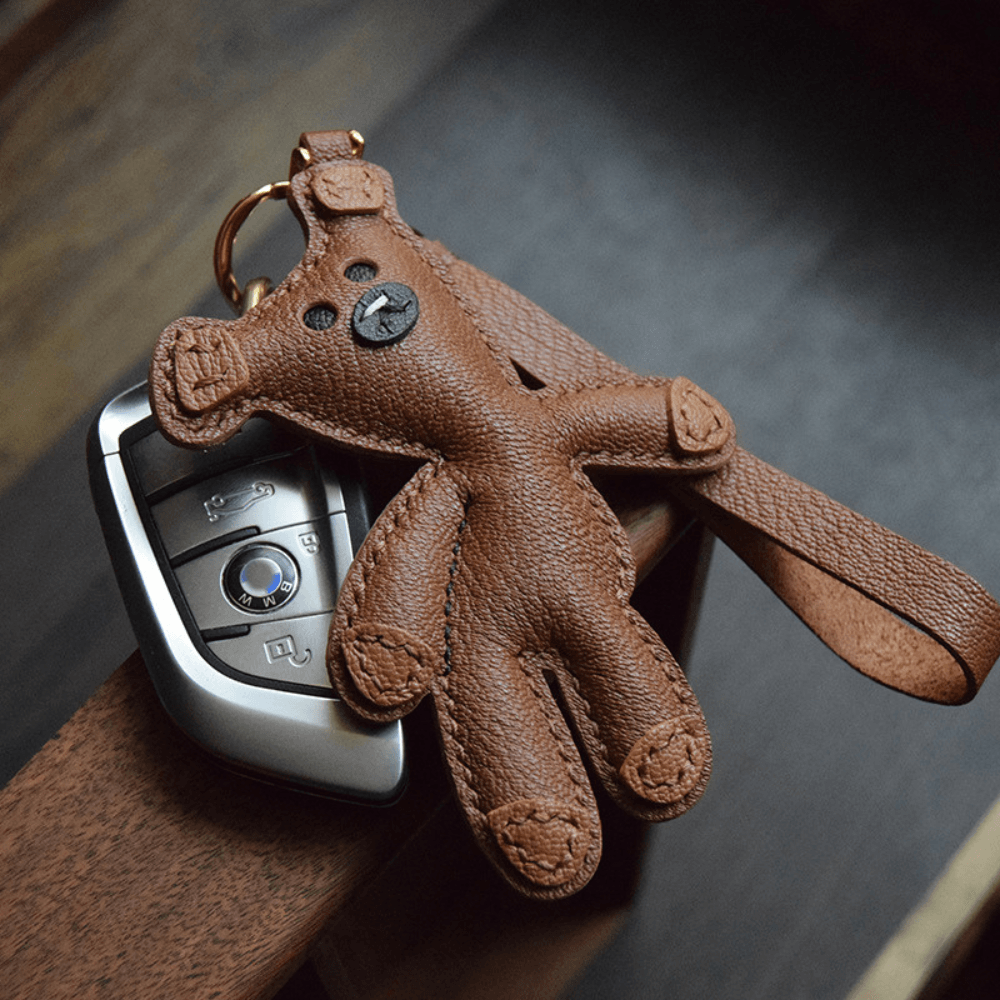 Mr. Bean Teddy – Nostalgic teddy bear design – Bag charm-Apparel & Accessories > Handbags, Wallets & Cases > Handbag Accessories > Charms-Cíelo Fióra Atelier