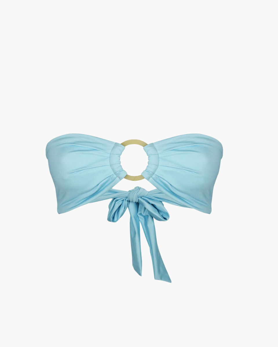 Nalani – Ring hardware detail – Sky blue bikini top-Apparel & Accessories > Clothing > Swimwear > Bikini Tops-Cíelo Fióra Atelier