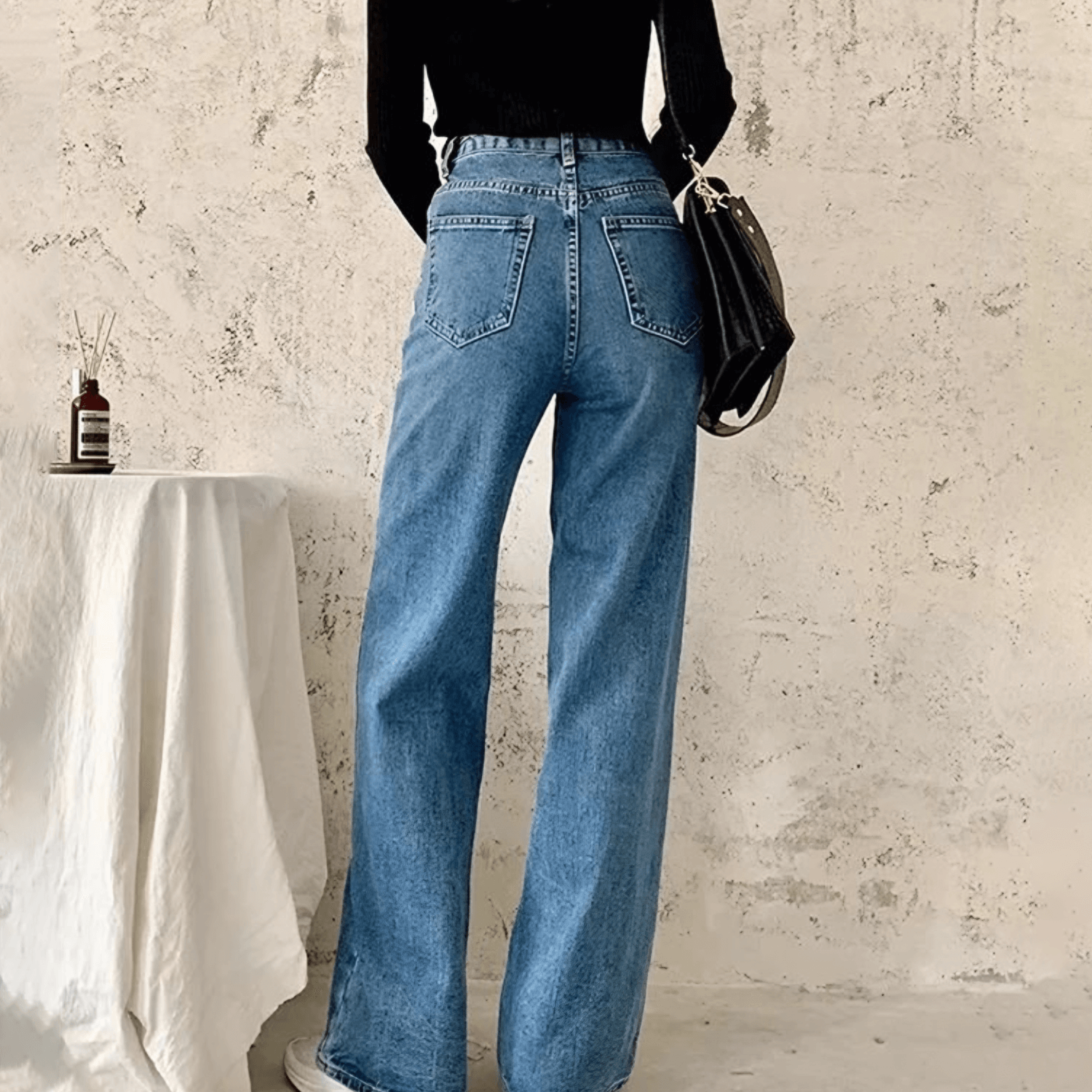 Navila – Wide-leg cut – Everyday jeans-Apparel & Accessories > Clothing > Pants > Jeans-Cíelo Fióra Atelier