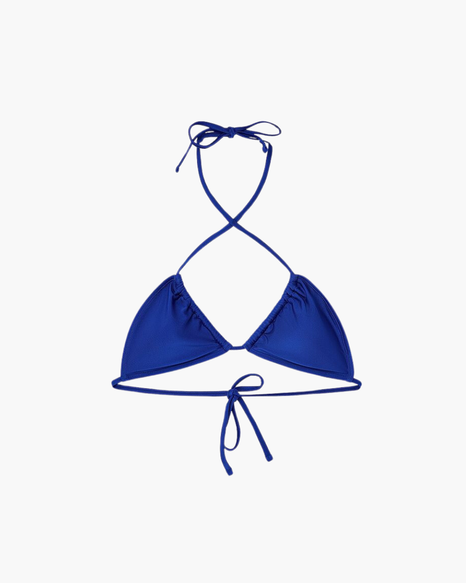 Orana – Eco-friendly design – Recycled halter bikini top-Apparel & Accessories > Clothing > Swimwear > Bikini Tops-Cíelo Fióra Atelier