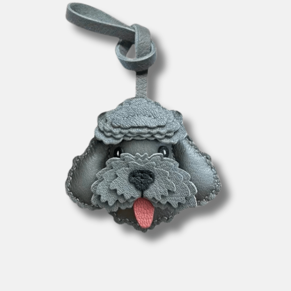 Poodle – Chic poodle design – Bag charm-Apparel & Accessories > Handbags, Wallets & Cases > Handbag Accessories > Charms-Cíelo Fióra Atelier