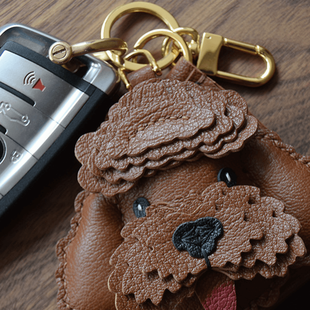 Poodle – Chic poodle design – Bag charm-Apparel & Accessories > Handbags, Wallets & Cases > Handbag Accessories > Charms-Cíelo Fióra Atelier