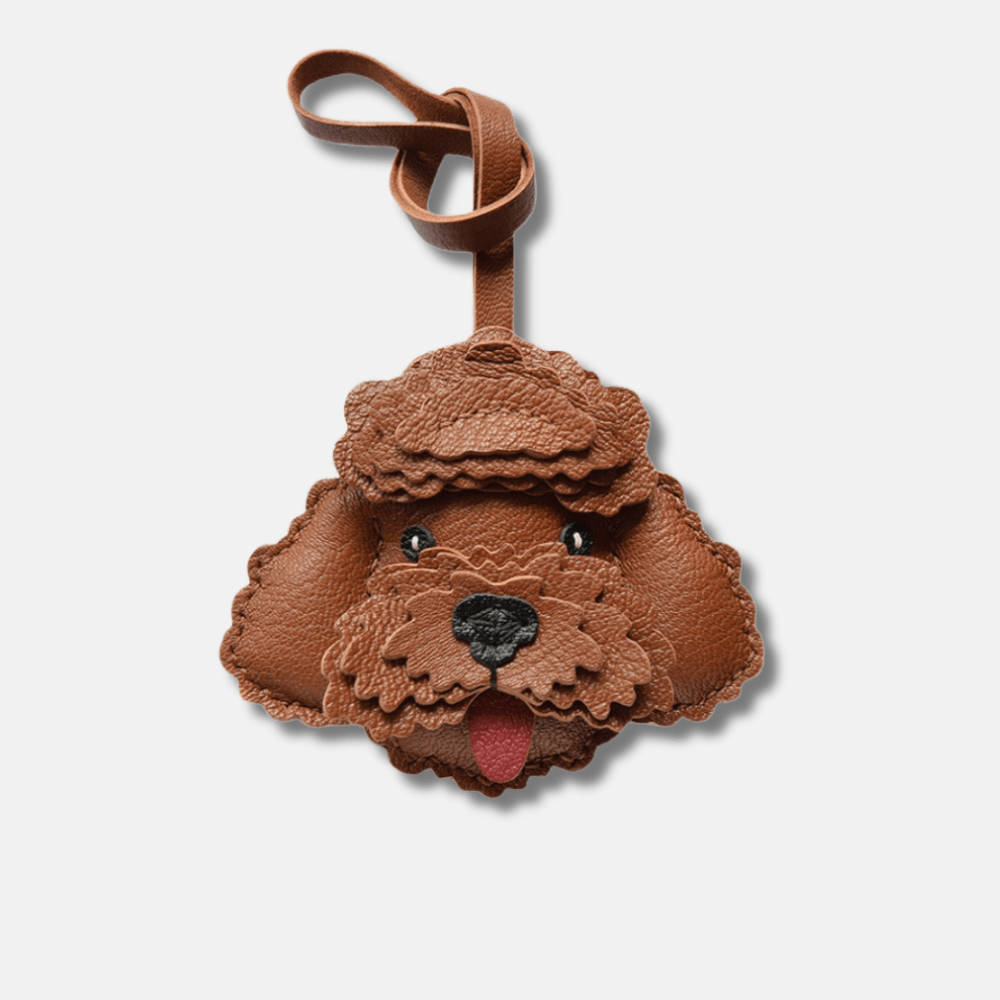 Poodle – Chic poodle design – Bag charm-Apparel & Accessories > Handbags, Wallets & Cases > Handbag Accessories > Charms-Cíelo Fióra Atelier