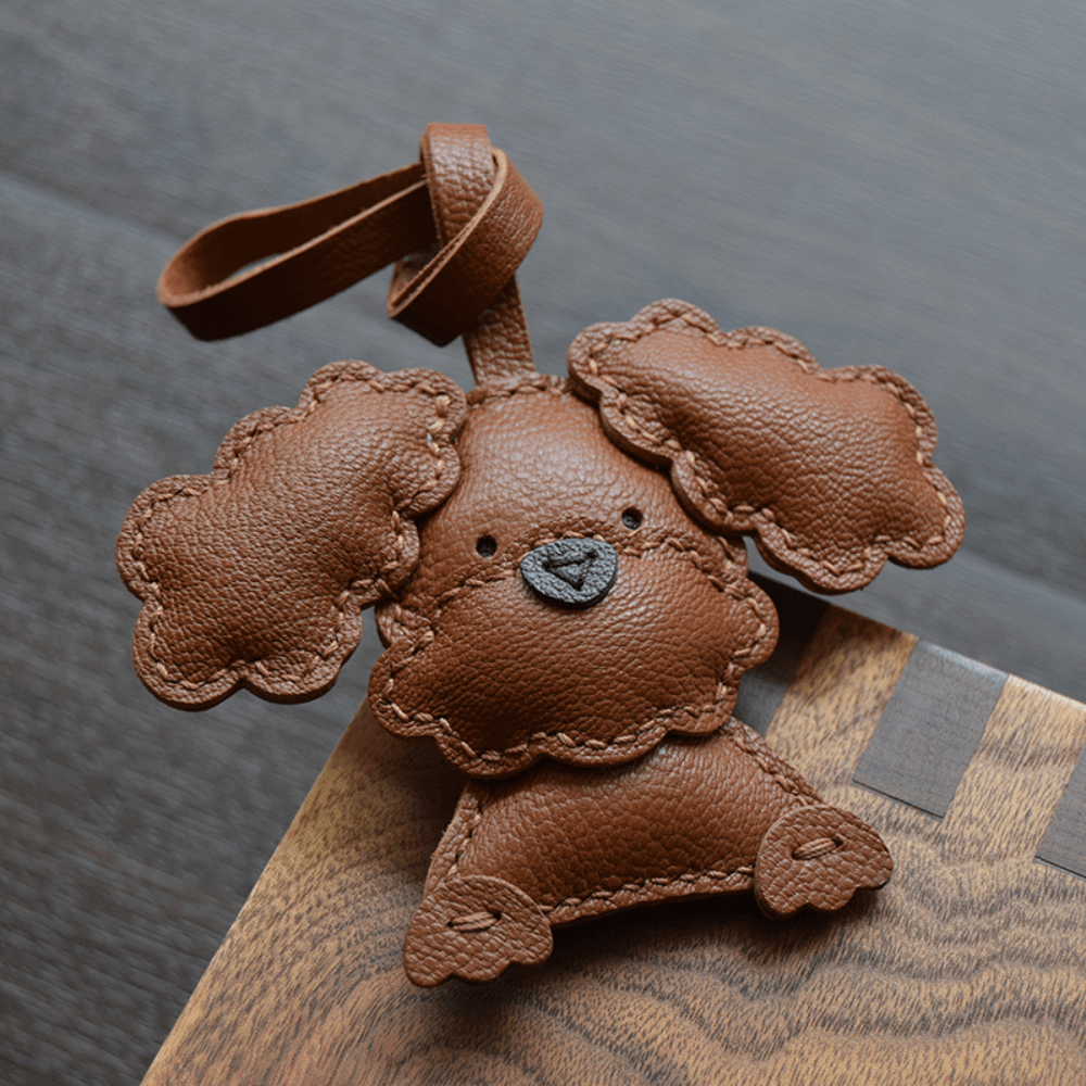 Poodle Puppy – Adorable design – Bag charm-Apparel & Accessories > Handbags, Wallets & Cases > Handbag Accessories > Charms-Cíelo Fióra Atelier