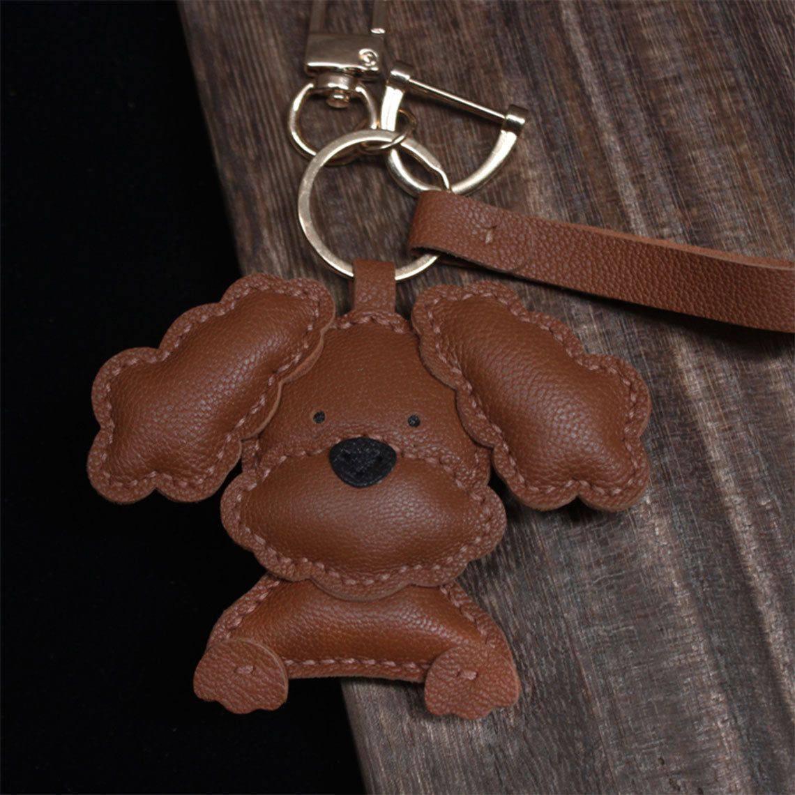 Poodle Puppy – Adorable design – Bag charm-Apparel & Accessories > Handbags, Wallets & Cases > Handbag Accessories > Charms-Cíelo Fióra Atelier