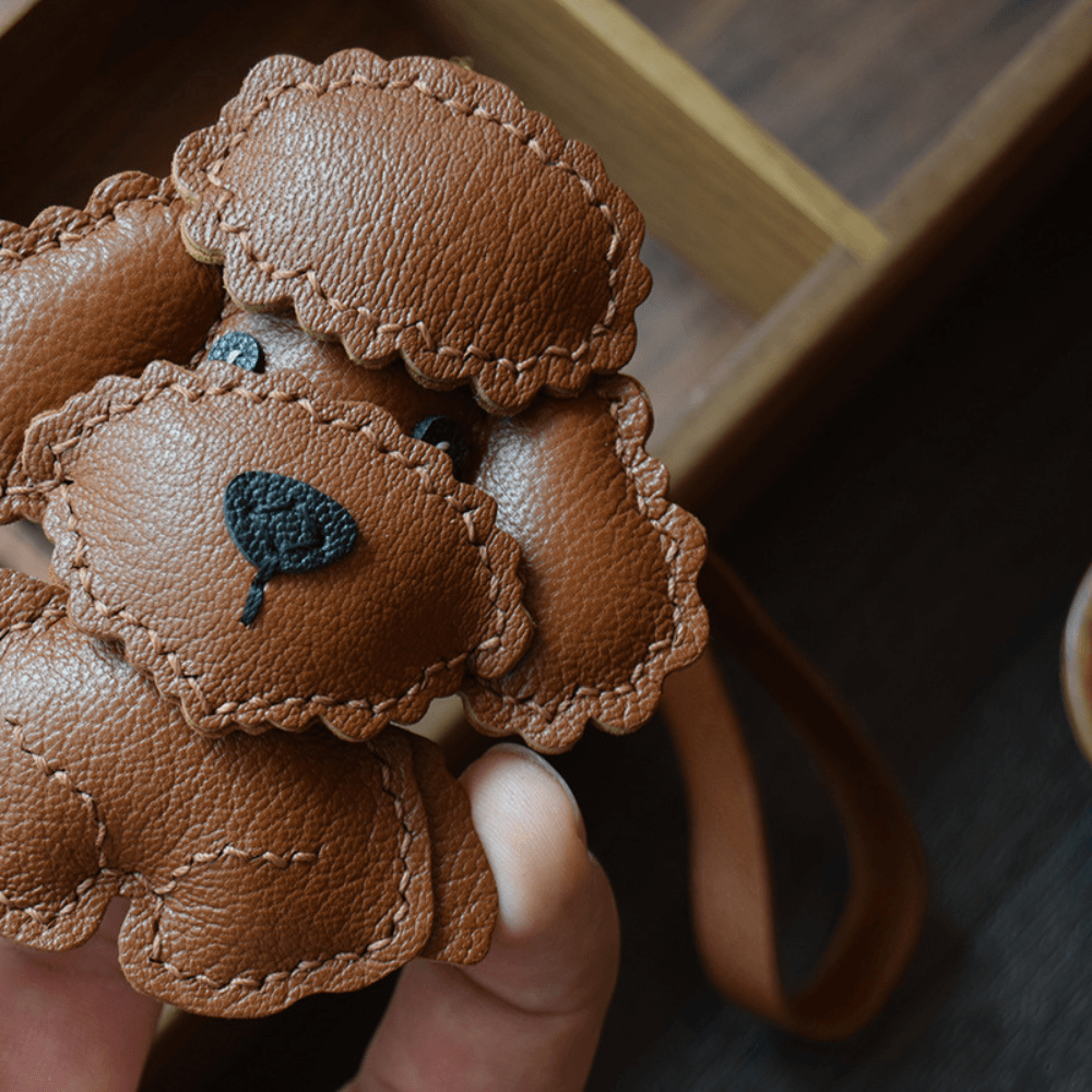 Poodle Teddy – Cute bear design – Bag charm-Apparel & Accessories > Handbags, Wallets & Cases > Handbag Accessories > Charms-Cíelo Fióra Atelier