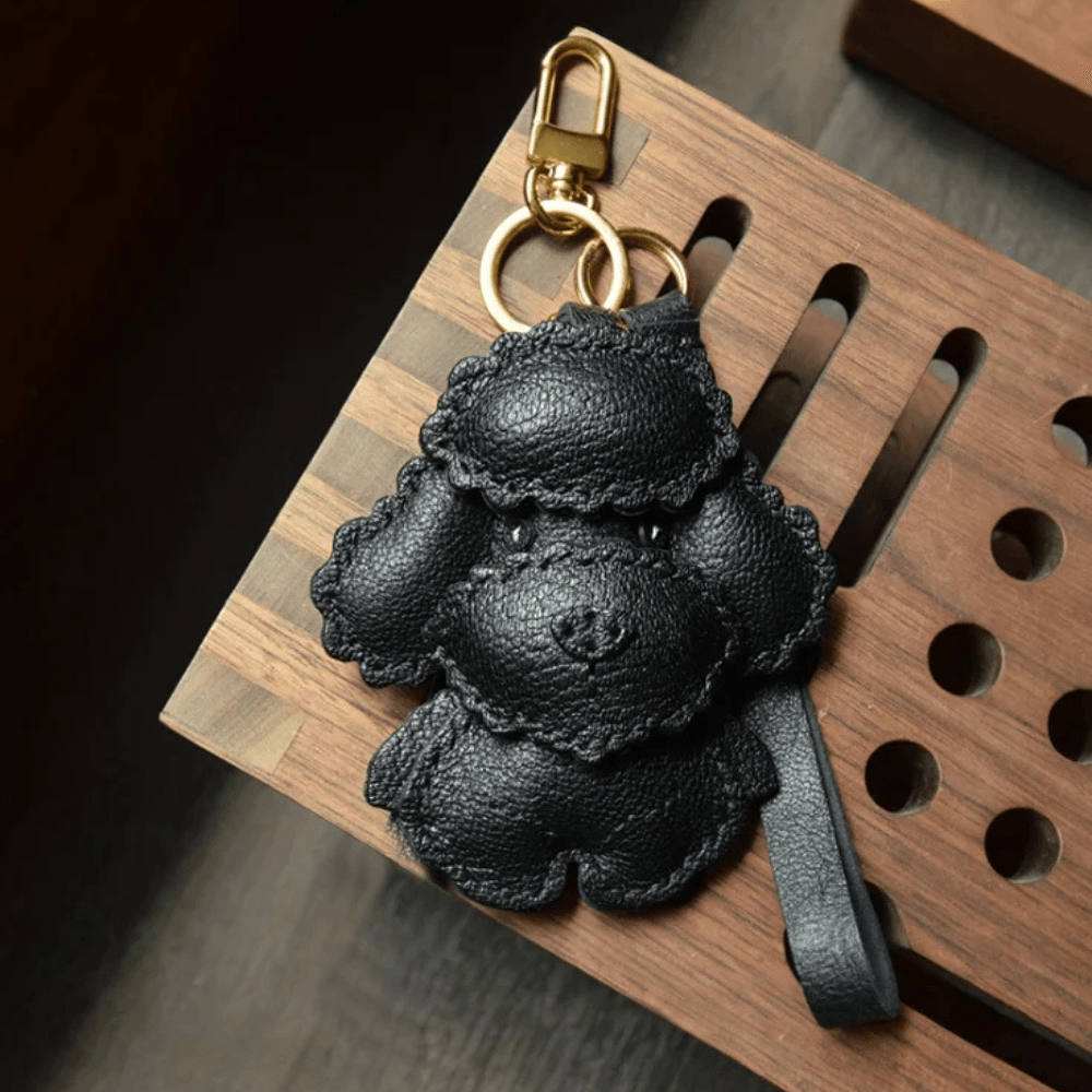 Poodle Teddy – Cute bear design – Bag charm-Apparel & Accessories > Handbags, Wallets & Cases > Handbag Accessories > Charms-Cíelo Fióra Atelier