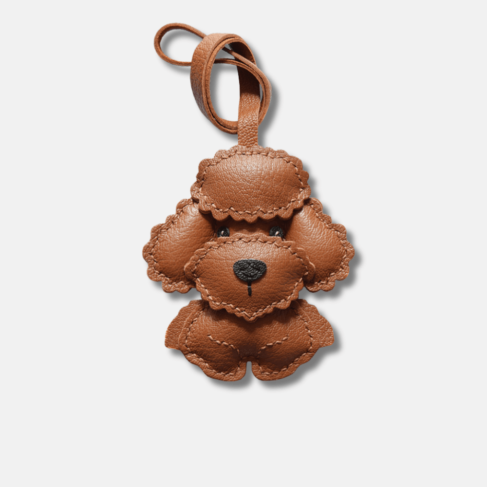 Poodle Teddy – Cute bear design – Bag charm-Apparel & Accessories > Handbags, Wallets & Cases > Handbag Accessories > Charms-Cíelo Fióra Atelier