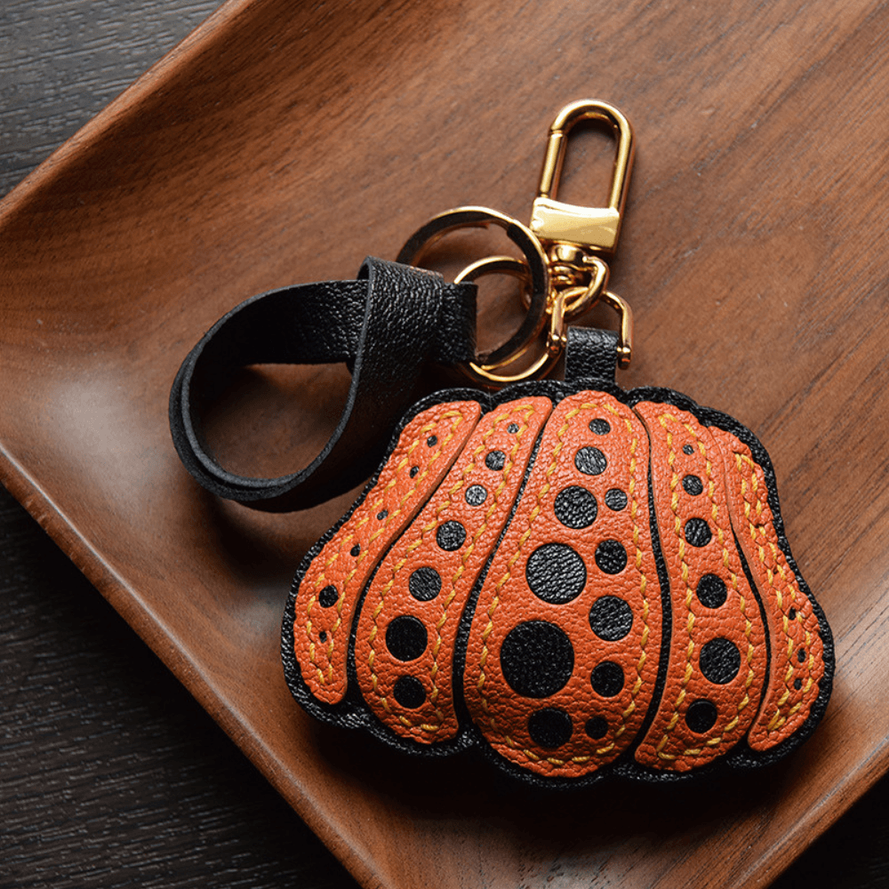 Pumpkin – Festive design – Bag charm-Apparel & Accessories > Handbags, Wallets & Cases > Handbag Accessories > Charms-Cíelo Fióra Atelier