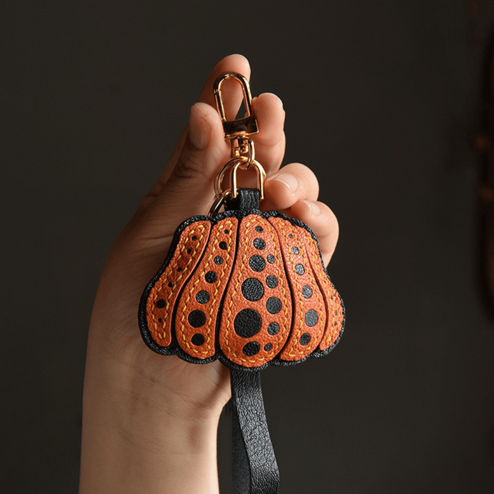 Pumpkin – Festive design – Bag charm-Apparel & Accessories > Handbags, Wallets & Cases > Handbag Accessories > Charms-Cíelo Fióra Atelier