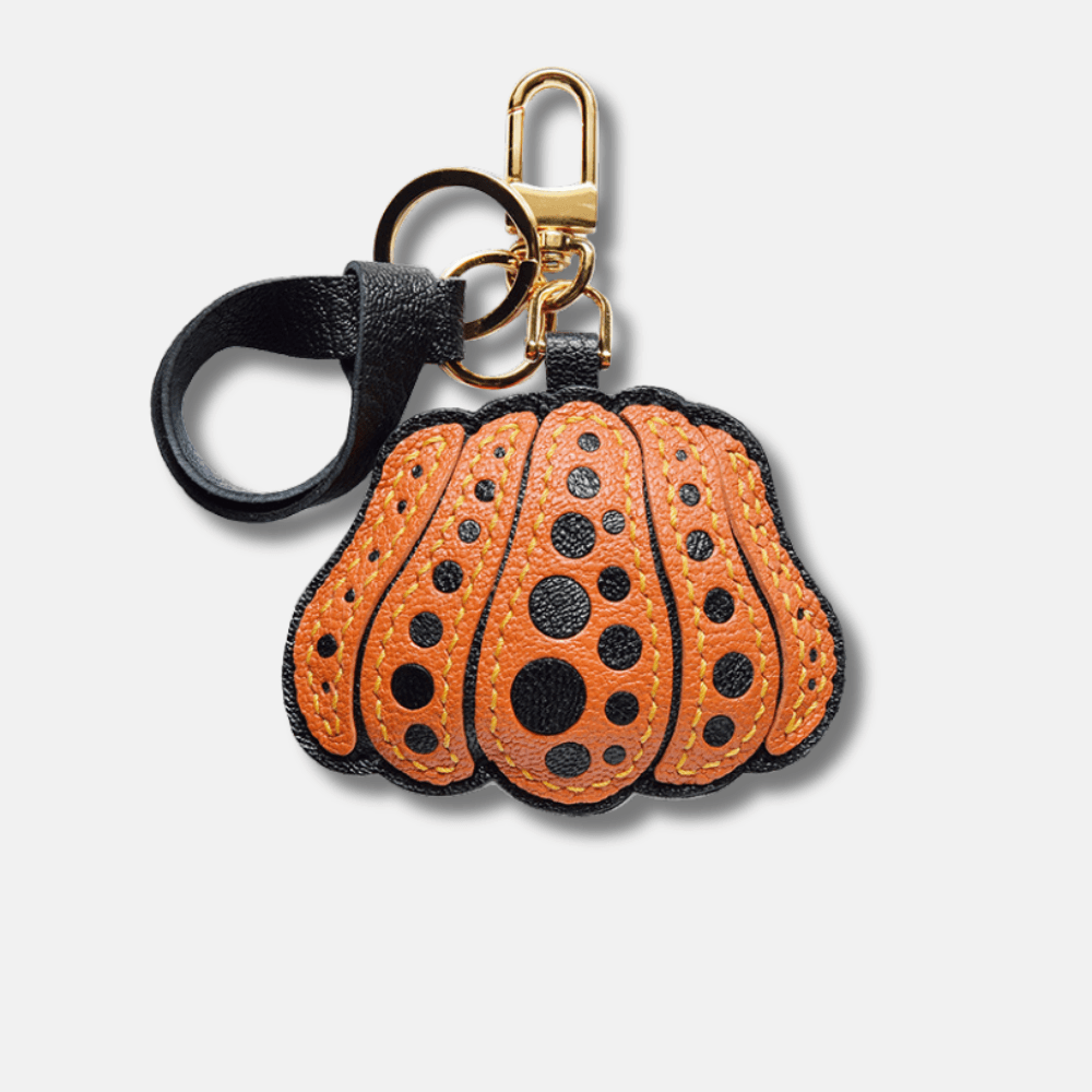 Pumpkin – Festive design – Bag charm-Apparel & Accessories > Handbags, Wallets & Cases > Handbag Accessories > Charms-Cíelo Fióra Atelier