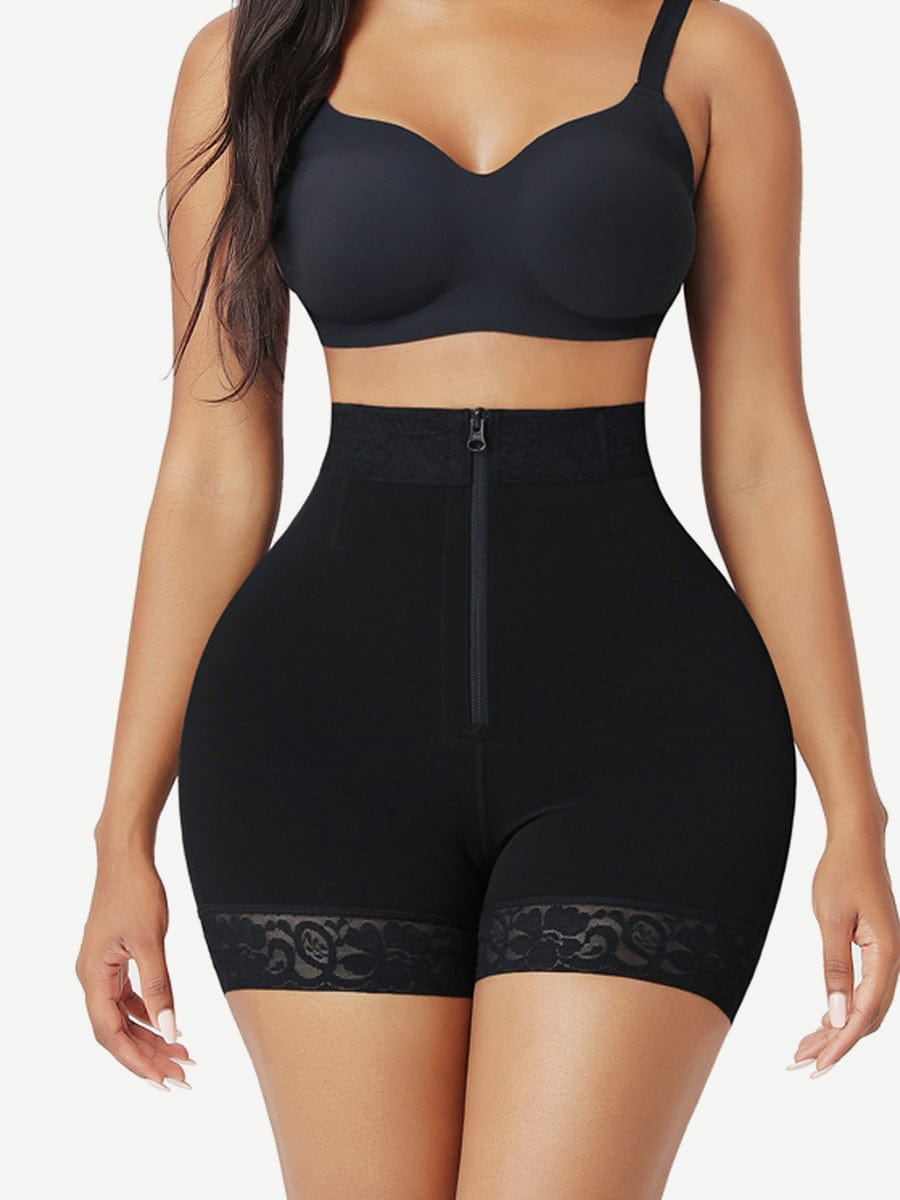 Quinara – Thigh shaping – High waist booty lifting shorts-Apparel & Accessories > Clothing > Underwear & Shapewear > Shapewear > High Waist Shorts-Cíelo Fióra Atelier