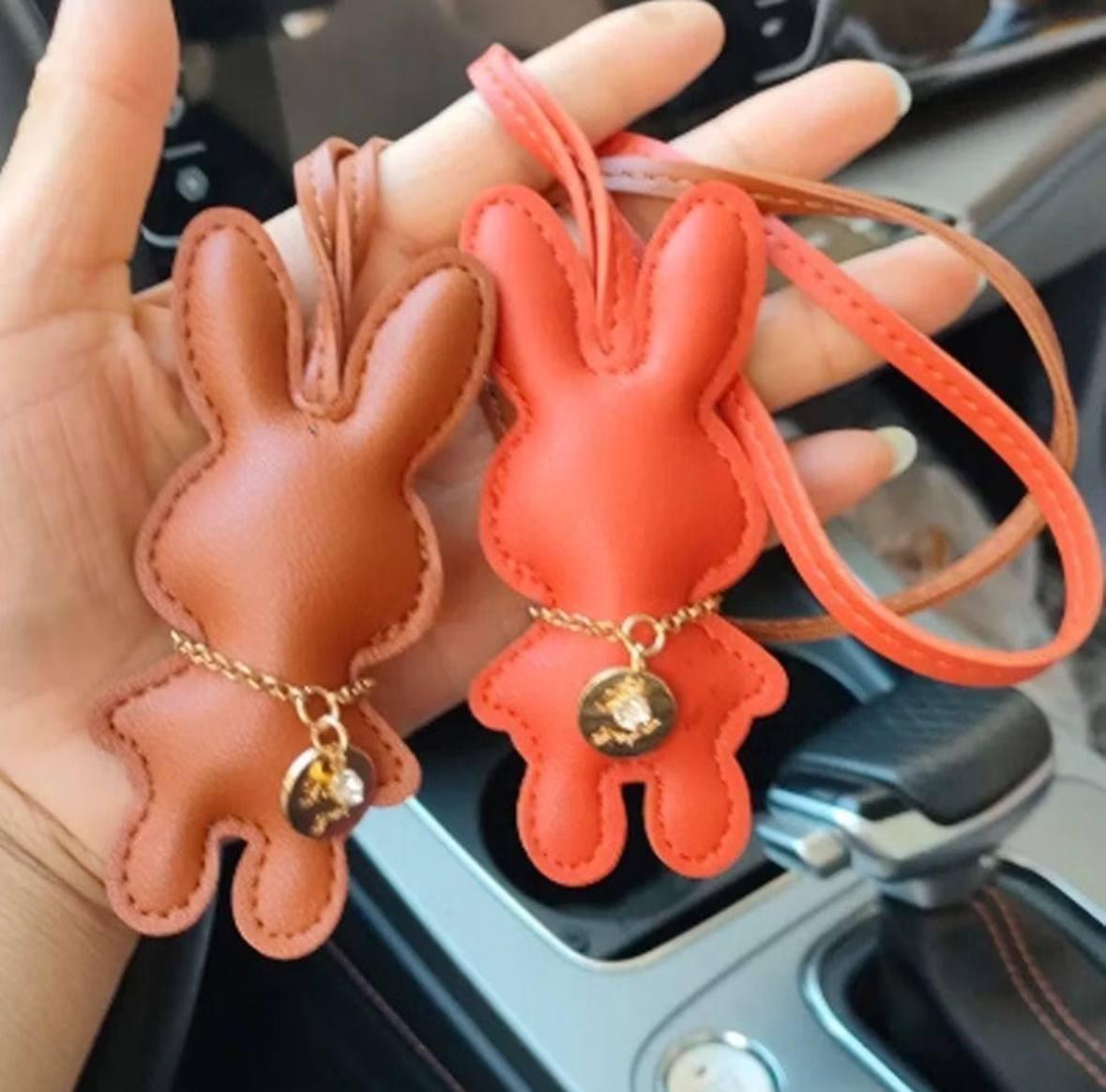 Rabbit – Cute rabbit design – Bag charm-Apparel & Accessories > Handbags, Wallets & Cases > Handbag Accessories > Charms-Cíelo Fióra Atelier