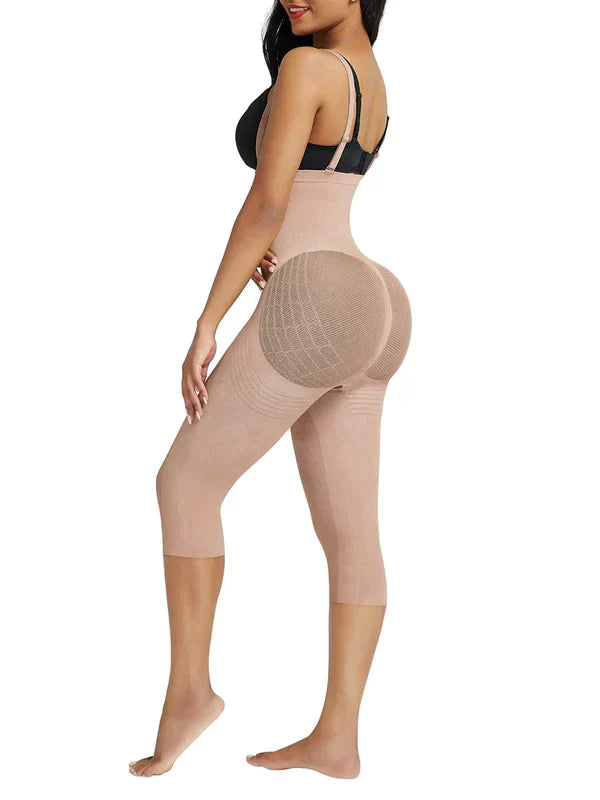 Rosaura – Gentle compression – Body shaper capri-Apparel & Accessories > Clothing > Underwear & Socks > Shapewear > Capri Shapewear-Cíelo Fióra Atelier