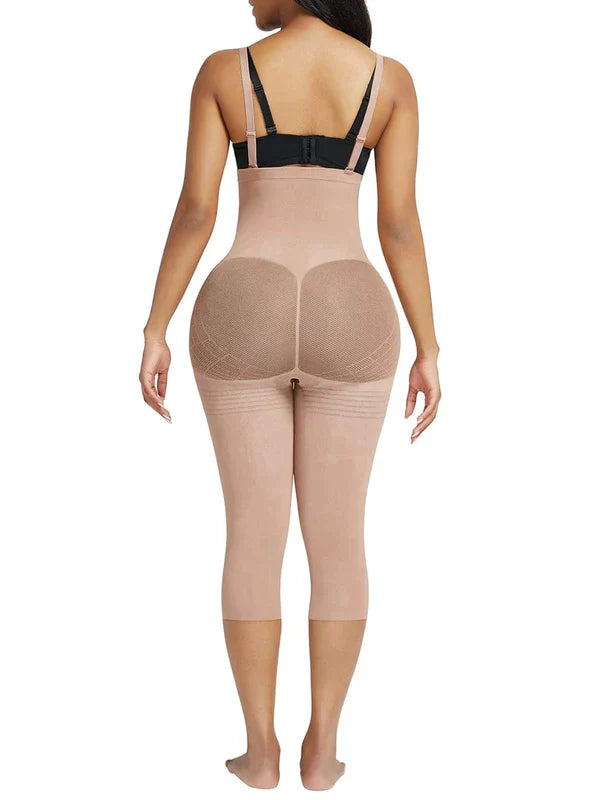 Rosaura – Gentle compression – Body shaper capri-Apparel & Accessories > Clothing > Underwear & Socks > Shapewear > Capri Shapewear-Cíelo Fióra Atelier