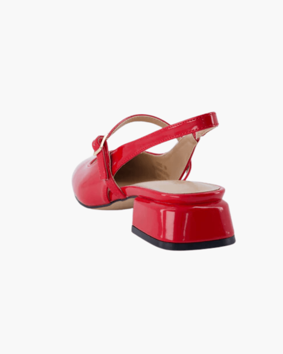 Sabrina – Vegan patent design – Dress shoes-Apparel & Accessories > Shoes > Heels > Mary Jane Shoes-Cíelo Fióra Atelier