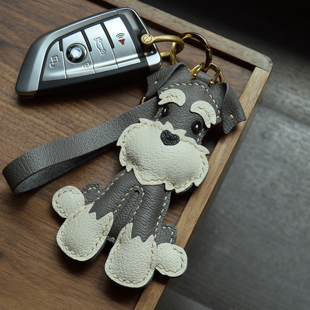 Schnauzer – Charming design – Bag charm-Apparel & Accessories > Handbags, Wallets & Cases > Handbag Accessories > Charms-Cíelo Fióra Atelier