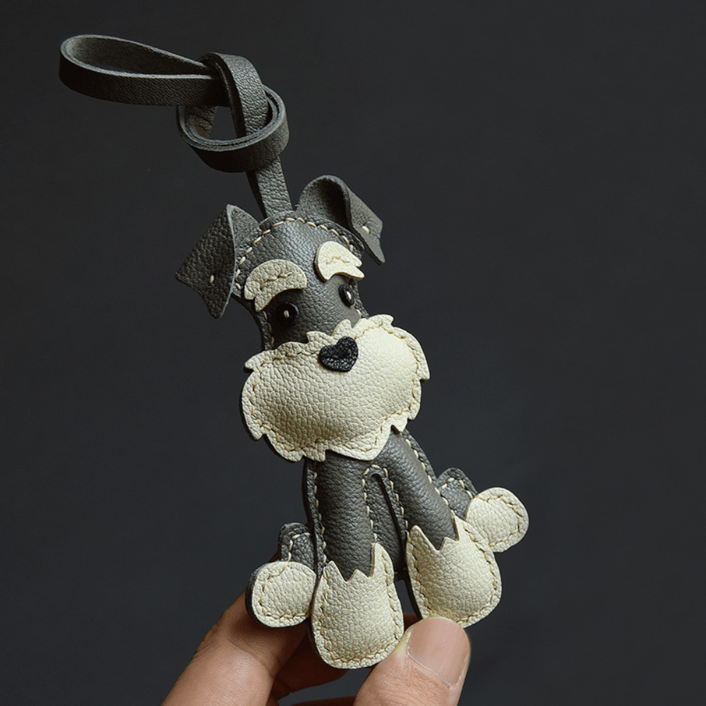 Schnauzer – Charming design – Bag charm-Apparel & Accessories > Handbags, Wallets & Cases > Handbag Accessories > Charms-Cíelo Fióra Atelier