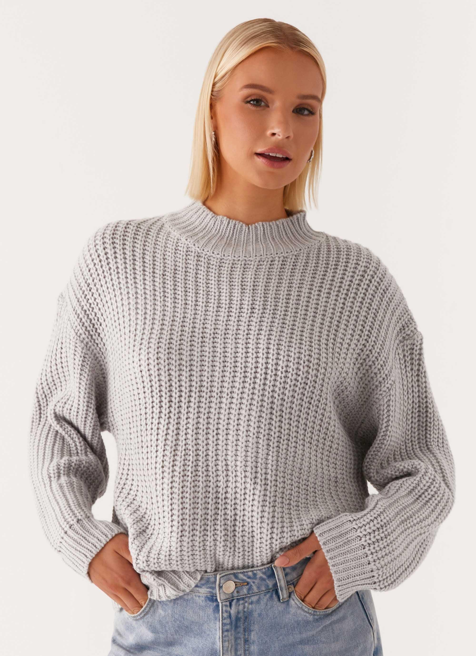 Simona – Semi-sheer finish – Knit sweater-Apparel & Accessories > Clothing > Sweaters > Pullover Sweaters-Cíelo Fióra Atelier