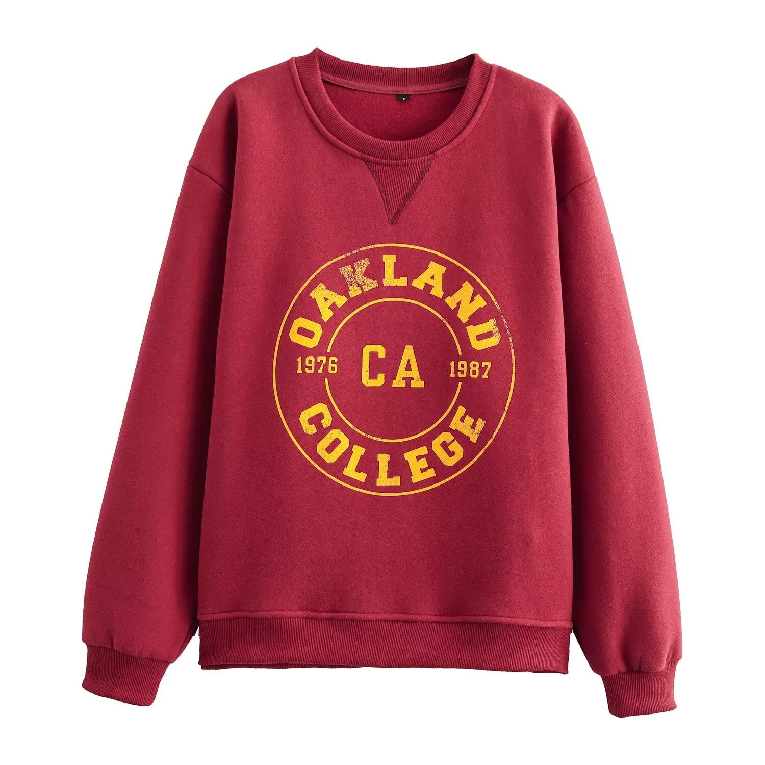 Solange – Crew neck sweatshirt & jogger-style pants – Oakland crew set-Apparel & Accessories > Clothing > Activewear > Loungewear Sets-Cíelo Fióra Atelier