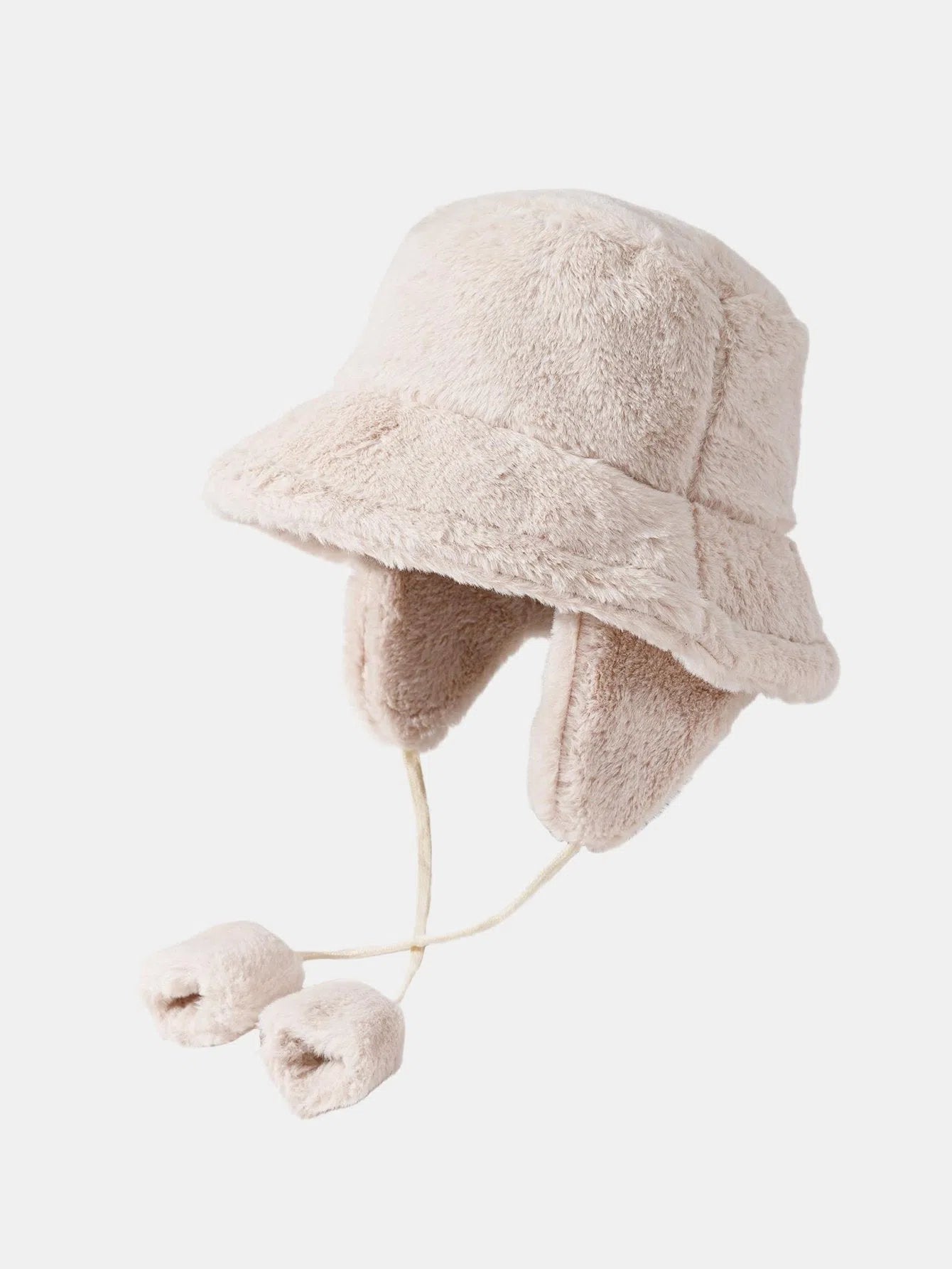 Soraya – Earflap plush – Bucket hat-Apparel & Accessories > Clothing Accessories > Hats > Bucket Hats-Cíelo Fióra Atelier