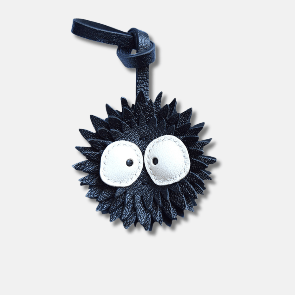 Susuwatari – Playful soot sprite design – Bag charm-Apparel & Accessories > Handbags, Wallets & Cases > Handbag Accessories > Charms-Cíelo Fióra Atelier