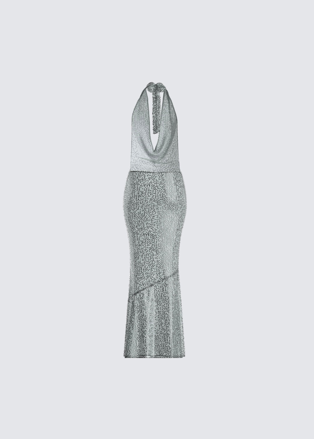 Teodora – Halter neckline – Sequin dress-Apparel & Accessories > Clothing > Dresses > Party Dresses-Cíelo Fióra Atelier