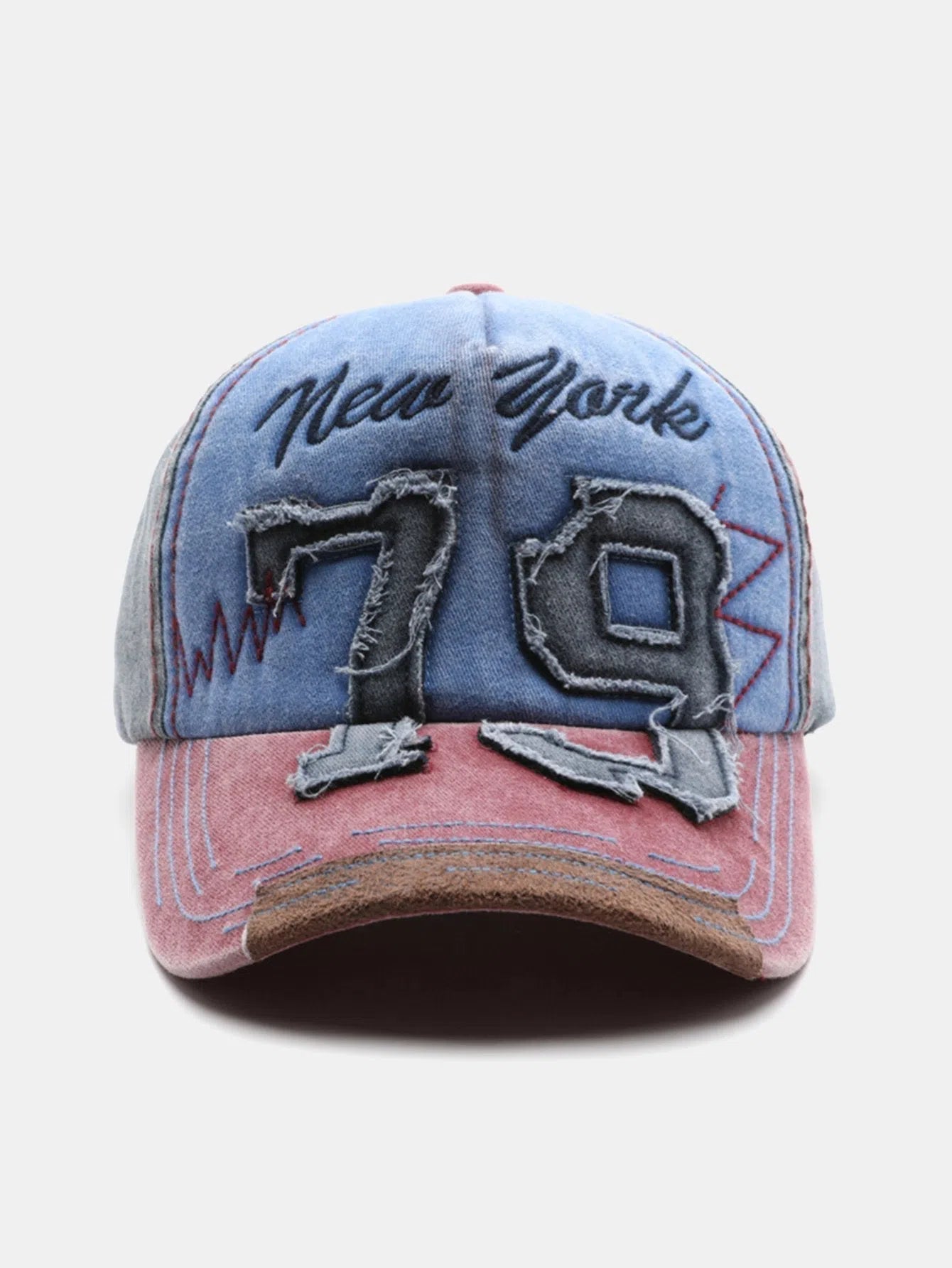 Thessia – NYC 79 – Baseball cap-Apparel & Accessories > Clothing Accessories > Hats > Baseball Caps-Cíelo Fióra Atelier