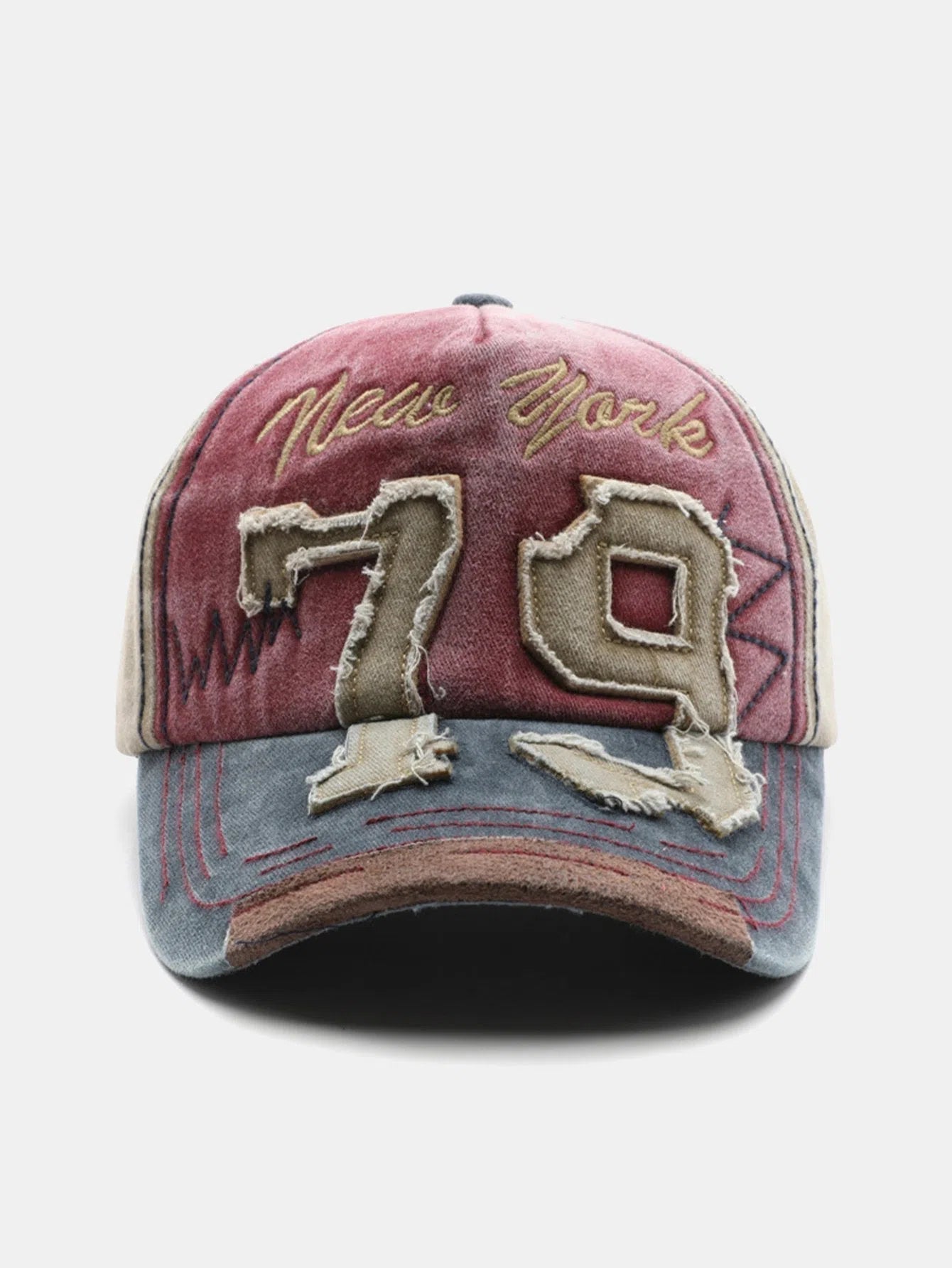 Thessia – NYC 79 – Baseball cap-Apparel & Accessories > Clothing Accessories > Hats > Baseball Caps-Cíelo Fióra Atelier