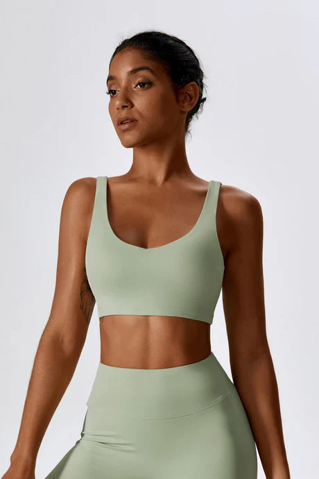 Yara – Removable cups – Comfort sports bra-Apparel & Accessories > Clothing > Underwear & Socks > Medium-Impact Sports Bras-Cíelo Fióra Atelier