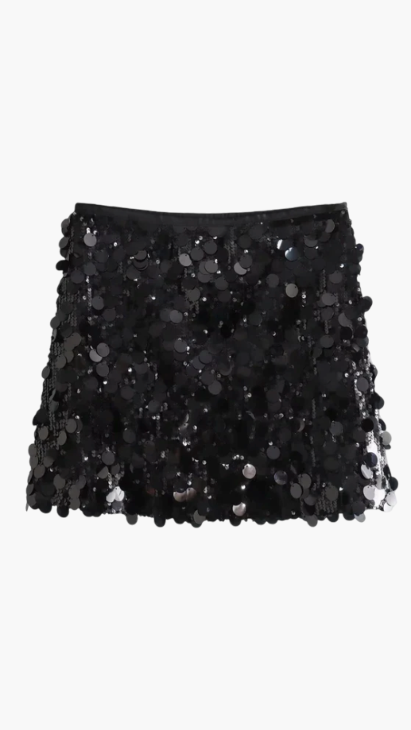 Zaira – Radiant sparkle – Glitter mini skirt-Apparel & Accessories > Clothing > Skirts > Mini Skirts-Cíelo Fióra Atelier