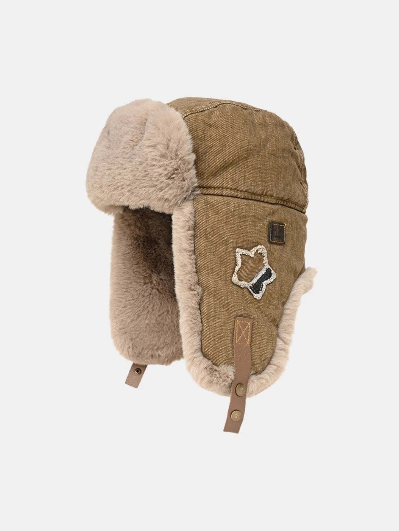 Zanovia – Star patch – Trapper hat-Apparel & Accessories > Clothing Accessories > Hats > Trapper Hats-Cíelo Fióra Atelier