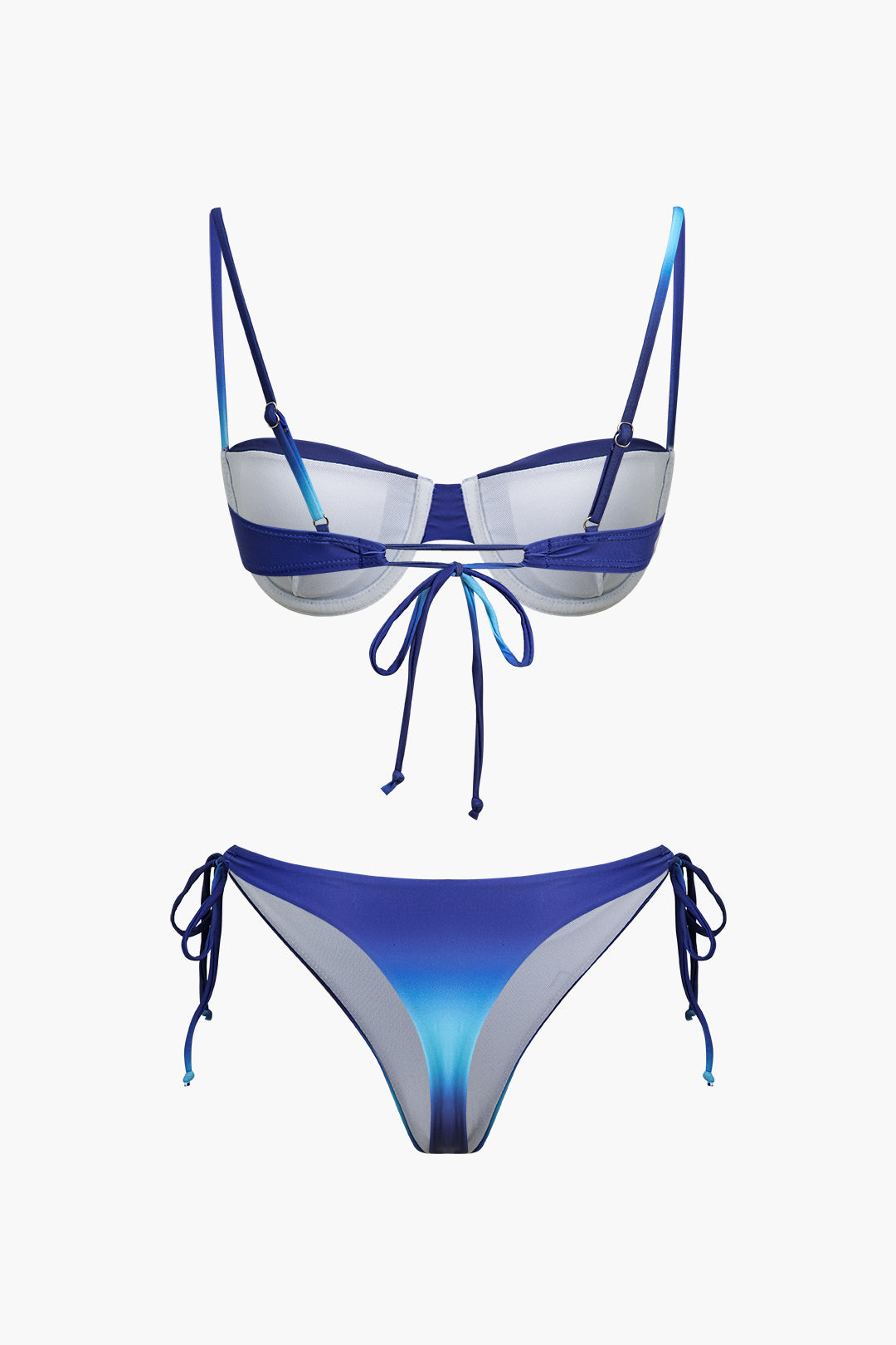 Zonara – Vibrant gradient – Ombre bikini set-Apparel & Accessories > Clothing > Swimwear > Bikini Sets-Cíelo Fióra Atelier