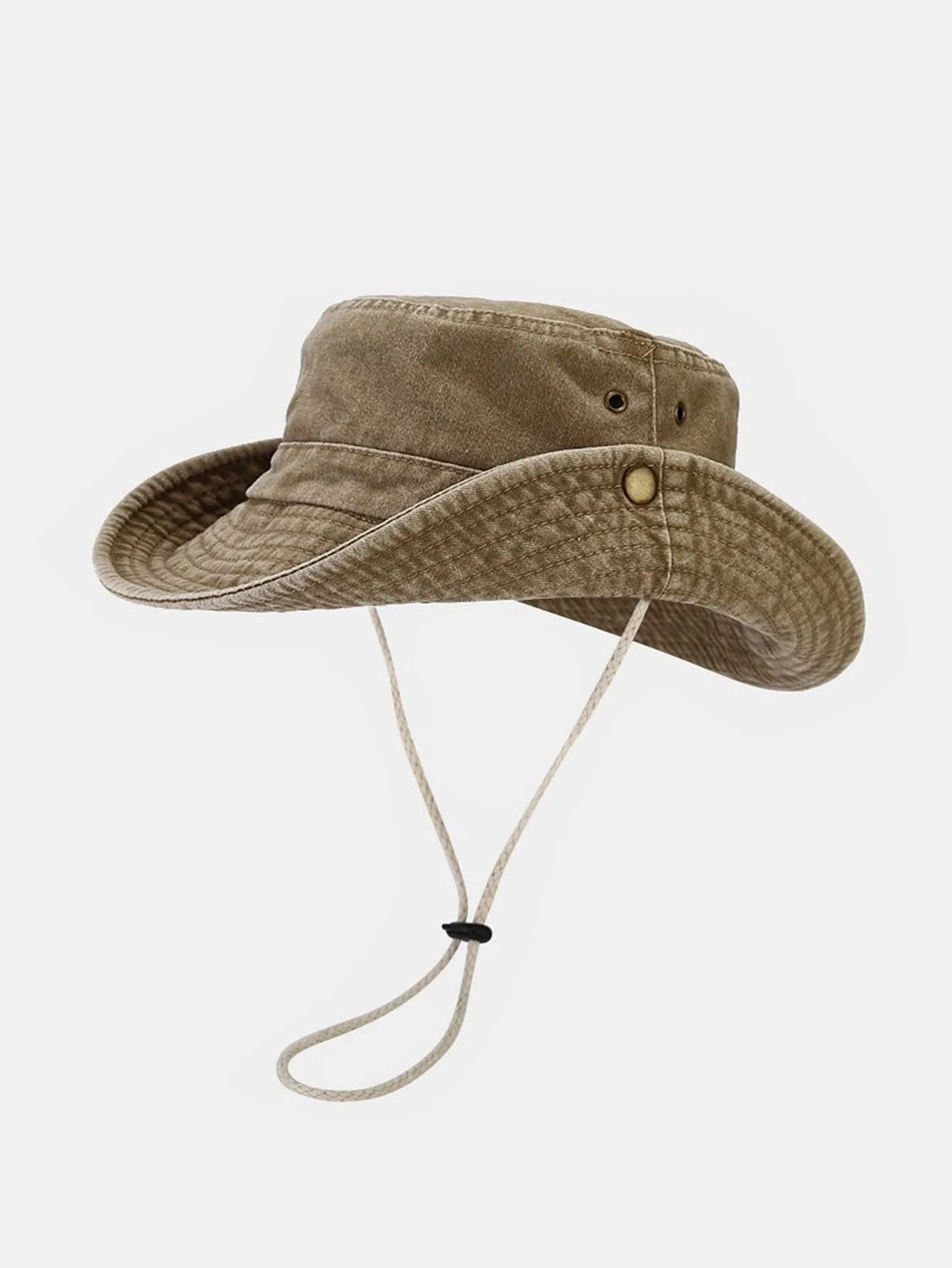 Zyrah – Distressed design – Bucket hat-Apparel & Accessories > Clothing Accessories > Hats > Bucket Hats-Cíelo Fióra Atelier