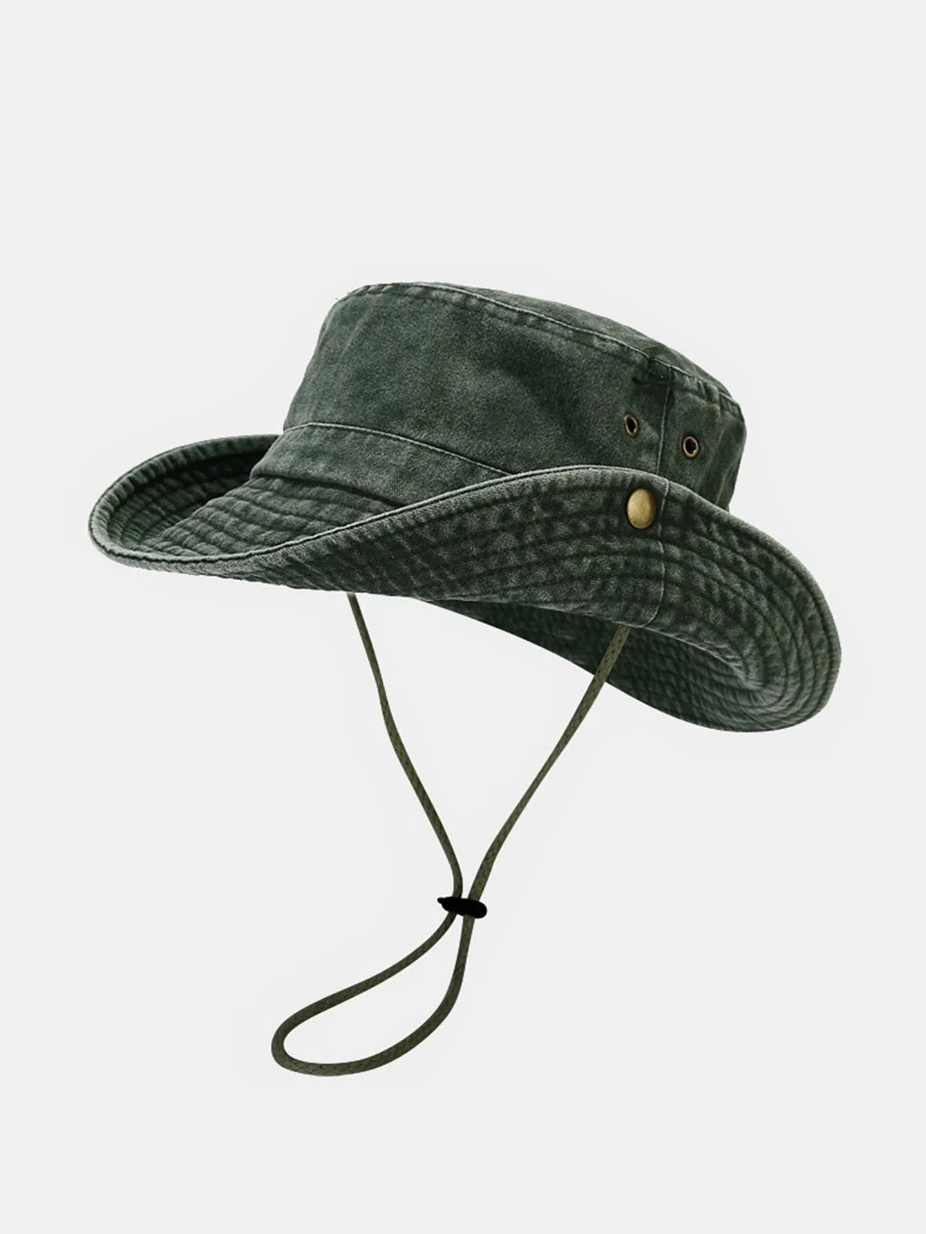 Zyrah – Distressed design – Bucket hat-Apparel & Accessories > Clothing Accessories > Hats > Bucket Hats-Cíelo Fióra Atelier